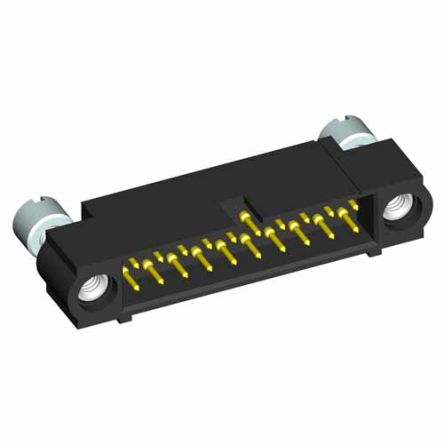 HARWIN M80 Series Straight PCB Socket, 20-Contact, 2-Row, 2mm Pitch, Crimp Termination [M80-5C12005M3]; 287-1098