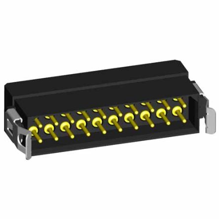 HARWIN M80 Series Straight PCB Socket, 6-Contact, 2-Row, 2mm Pitch, Crimp Termination [M80-8120605]; 287-1106