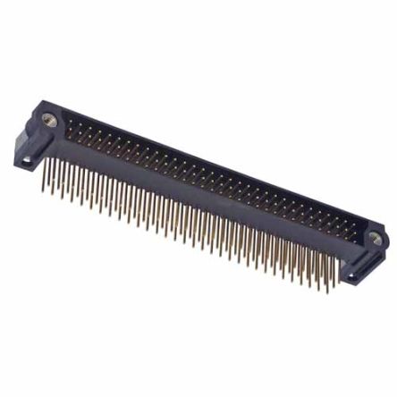 HARWIN M83 Series Horizontal PCB Mount PCB Socket, 96-Contact, 3-Row, 2mm Pitch, Crimp Termination [M83-LML3M1N96-0000-000]; 287-1130
