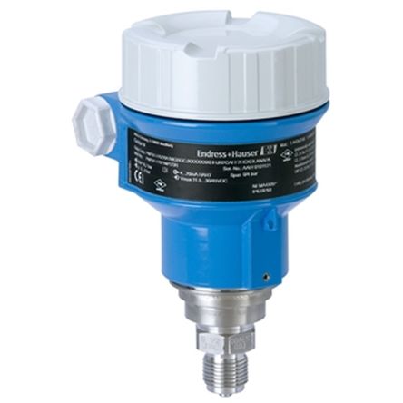 Endress+Hauser Cerabar PMP51 Series Pressure Sensor, 0bar Min, 100bar Max, Absolute, Gauge Reading [PMP51-AA22IB1UGBGCJA1]; 287-1835