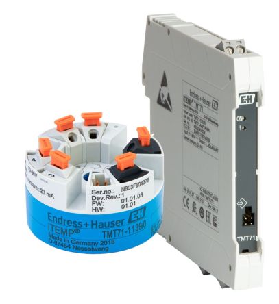 Endress+Hauser iTEMP TMT71 Temperature Transmitter mV, Ohm, RTD, TC Input, 10 → 36 V dc [TMT71-AAP1BAAA1]; 287-1870