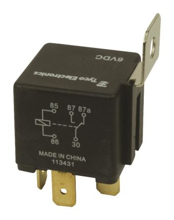 TE Connectivity Plug In Automotive Relay, 12V dc Coil Voltage, 70A Switching Current, SPST [1-1414286-0]; 287-1902