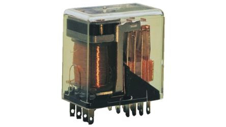 TE Connectivity Chassis Signal Relay, 24 V dc Coil, 2 A, DPDT [3-1393817-9]; 287-1915