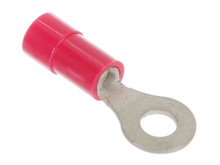 Molex, 19070 Insulated Ring Terminal, 10 (M5) Stud Size, Red [190700015]; 287-2216