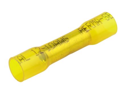 Molex, 19164 Butt Splice Splice Connector, Yellow, Insulated, Tin 10 → 12 AWG [191640056]; 287-2240