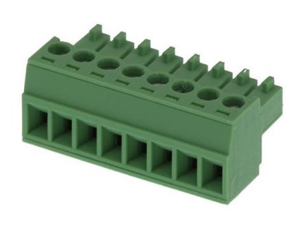 Molex 39500 Series Pluggable Terminal Block, 8-Contact, 3.5 mm Pitch, 1-Row [395005008]; 287-2274