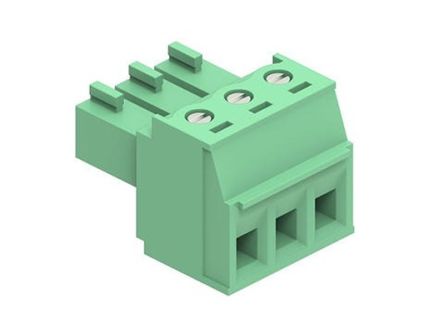 Molex, 3.81mm Pitch, 39510, 3 Way, Horizontal, Pluggable Terminal Block, Plug, 395105003 [395105003]; 287-2278