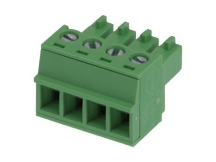 Molex, 3.81mm Pitch, 39510, 4 Way, Horizontal, Pluggable Terminal Block, Plug, 395105004 [395105004]; 287-2281