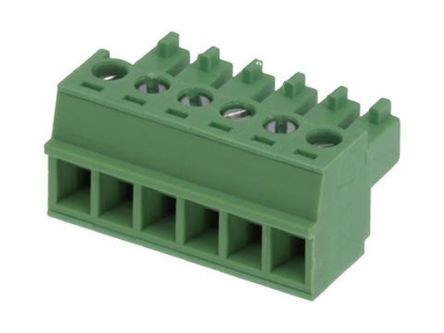 Molex, 3.81mm Pitch, 39510, 6 Way, Horizontal, Pluggable Terminal Block, Plug, 395105006 [395105006]; 287-2285