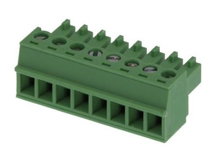 Molex, 3.81mm Pitch, 39510, 8 Way, Horizontal, Pluggable Terminal Block, Plug, 395105008 [395105008]; 287-2287
