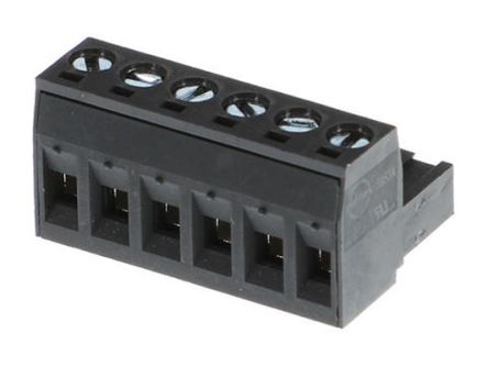 Molex, 5.08mm Pitch, 39530, 6 Way, Horizontal, Pluggable Terminal Block, Plug, 395300006 [395300006]; 287-2304