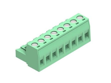 Molex, 5.08mm Pitch, 39530, 8 Way, Horizontal, Pluggable Terminal Block, Plug, 395305008 [395305008]; 287-2320