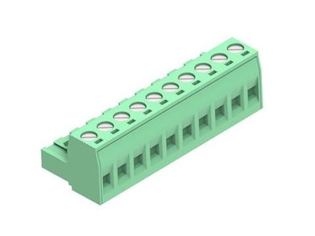 Molex, 5.08mm Pitch, 39530, 10 Way, Horizontal, Pluggable Terminal Block, Plug, 395305010 [395305010]; 287-2321