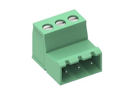 Molex, 5.08mm Pitch, 39715, 3 Way, Pluggable Terminal Block, Plug, 397150003 [397150003]; 287-2343