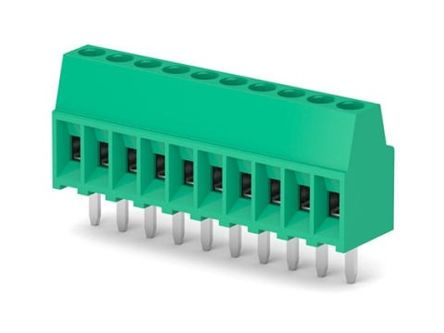 Molex 39773 Series PCB Terminal Block, 10-Contact, 2.54mm Pitch, Vertical Mount, 1-Row [397730010]; 287-2359
