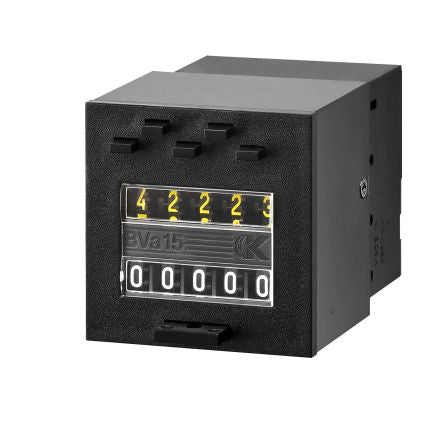 Kubler 2100 Counter, 5 Digit Mechanical, 25Hz, 24 V dc [2100210013]; 287-2588