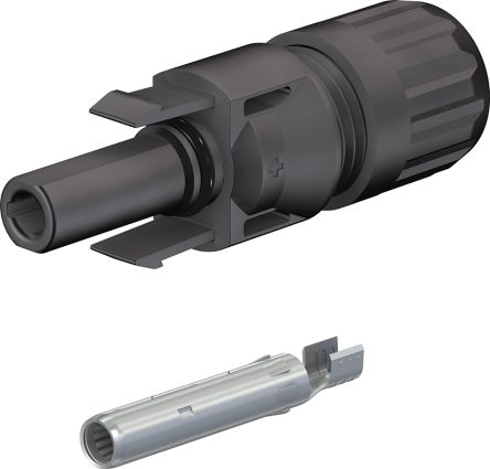 Staubli Cable Coupler MC4 Series, Female, Panel Mount Solar Connector, Cable CSA, 2.5mm², Rated At 22.5A, 1 kV PV-KBT4 [32.0010P0010-UR]; 287-2921