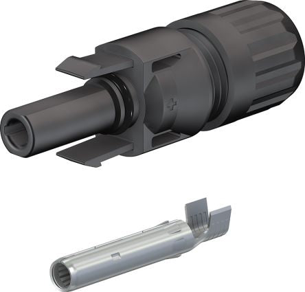 Staubli Cable Coupler MC4 Series, Female, Panel Mount Solar Connector, Cable CSA, 4mm², Rated At 39A, 1 kV PV-KBT4 [32.0016P0010-UR]; 287-2925