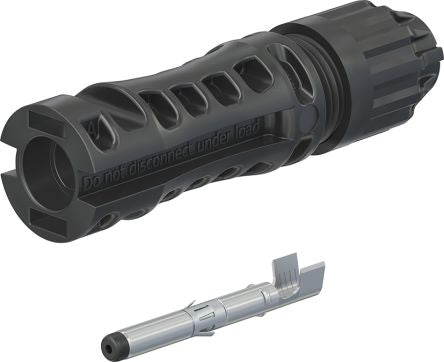 Staubli MC4-Evo 2 Series, Male, Panel Mount Solar Connector, Cable CSA, 4mm², Rated At 45A, 1.5 kV PV-KST4 [32.0317P0010]; 287-2950
