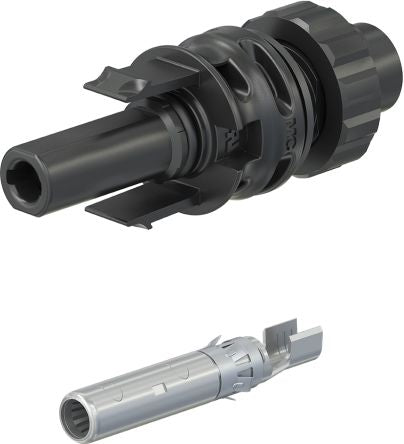 Staubli MC4-Evo 2 Series, Female, Panel Mount Solar Connector, Cable CSA, 2.5mm², Rated At 32A, 1.5 kV PV-ADB4 [32.0344P0001]; 287-2961