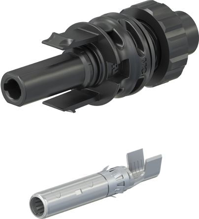 Staubli MC4-Evo 2 Series, Female, Panel Mount Solar Connector, Cable CSA, 4mm², Rated At 42A, 1.5 kV PV-ADB4 [32.0346P0001]; 287-2966