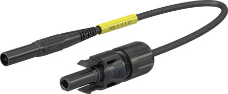 Staubli PV-AMLS4 Series, Solar Test Lead Rated At 19A, 1 kV [32.1198-15021]; 287-2975