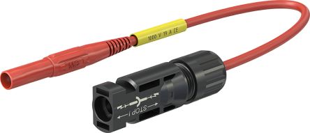 Staubli PV-AMLS4 Series, Solar Test Lead Rated At 19A, 1 kV [32.1199-15022]; 287-2977
