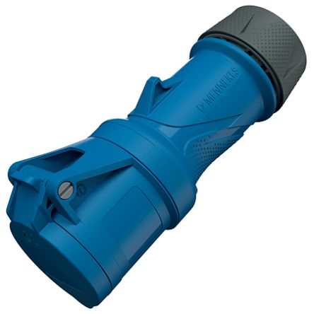 MENNEKES, PowerTOP Xtra IP54 Blue 3P Connector, Rated At 16A, 230 V [14502]; 287-3005
