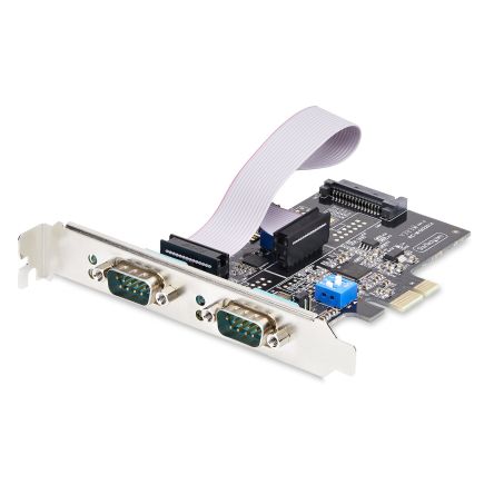 StarTech.com 2 Port PCIe RS232, RS422, RS485 Serial Card [2S232422485-PC-CARD]; 287-3320