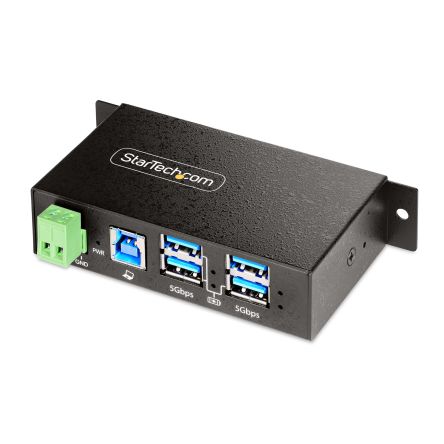 StarTech.com 4 Port USB 3.2 USB A  Hub, 5.9 x 8.4 x 2in [5G4AINDRM-USB-A-HUB]; 287-3331