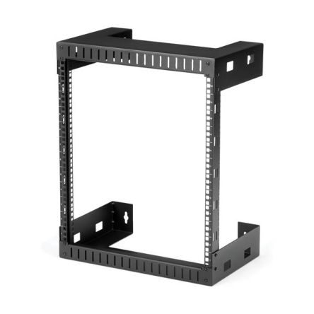StarTech.com RK12WALLO Series Black 12U Steel Server Rack , with Single Frame 27.2 x 21.3 x 5.3in [RK12WALLO]; 287-3387