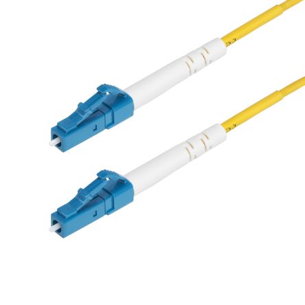 StarTech.com LC to LC Simplex Single Mode OS2 Fibre Optic Cable, Yellow, 1m [SPSMLCLC-OS2-1M]; 287-3427