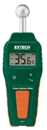Extech MO57 Moisture Meter, 99.9% Max, Digital Display, Battery-Powered [MO57]; 287-3826