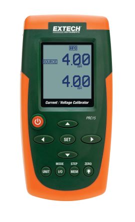 Extech PRC15 Current & Voltage Calibrator, Max Voltage 19.99V, Max Current 50mA [PRC15]; 287-3828