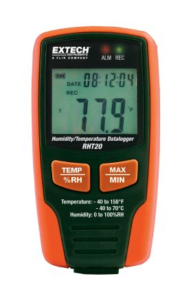 Extech RHT20 Temperature & Humidity Data Logger, USB [RHT20]; 287-3833