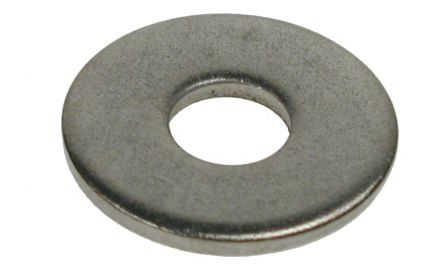 RS PRO A2 304 A2/304 Stainless Steel Plain Washers, M3, DIN 9021 [0]; 287-4015