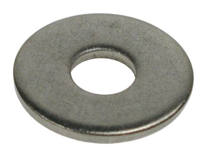 RS PRO A2 304 A2/304 Stainless Steel Plain Washers, M4, DIN 9021 [0]; 287-4032