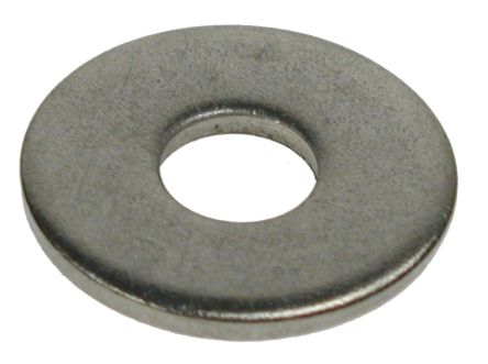 RS PRO A2 304 A2/304 Stainless Steel Plain Washers, M5, DIN 9021 [0]; 287-4034