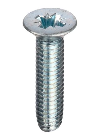 RS PRO Bright Zinc Plated Steel Self Drilling Screw M6 x 0.63in Long x 16mm Long [0]; 287-4115