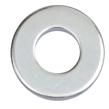 RS PRO Bright Zinc Plated Steel Plain Washers, M14, BS 4320C [0]; 287-4237