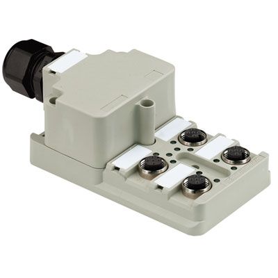Weidmüller SAI Series Actuator Hub, M12, 4 way, 5 port [1806010000]; 287-4612