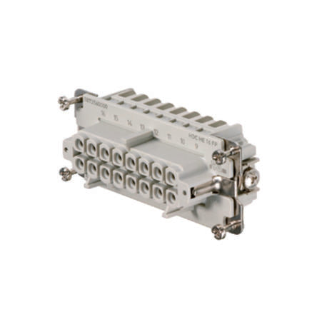Weidmüller Contact Insert, 16A, Female, HE Series, 16 Contacts [1873560000]; 287-4636