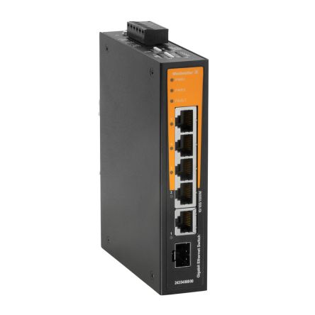Weidmüller Unmanaged 4 x RJ45 Port Network Switch [2435410000]; 287-4660