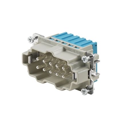 Weidmüller Contact Insert, 16A, Male, HE Series, 10 Contacts [2535080000]; 287-4710