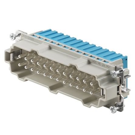 Weidmüller Contact Insert, 16A, Male, HE Series, 24 Contacts [2535100000]; 287-4712