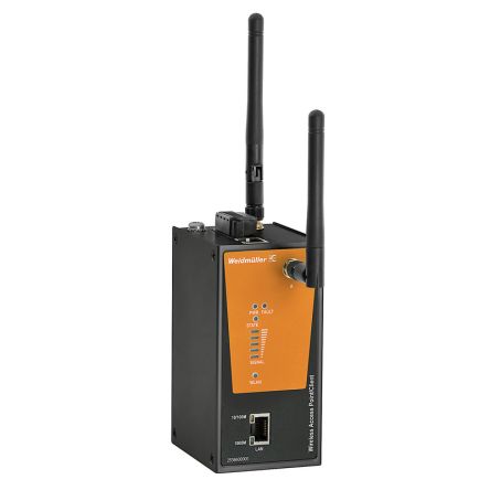Weidmüller EU 1 Port Wireless Access Point, IEEE 802.11 a/b/g/n, 10/100Mbit/s [2536600000]; 287-4717
