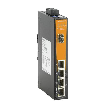 Weidmüller Unmanaged 4 x RJ45 Port Network Switch [2682220000]; 287-4754