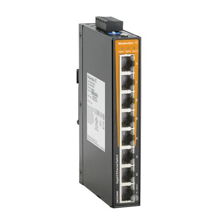 Weidmüller Unmanaged 8 x RJ45 Port Network Switch [2682230000]; 287-4755