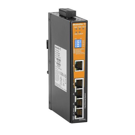 Weidmüller Managed 5 x RJ45 Port Network Switch [2682250000]; 287-4757