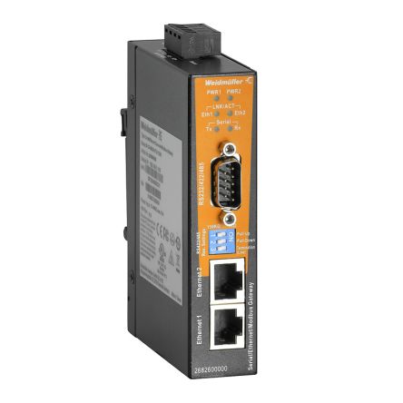Weidmüller Managed 2 x RJ45 Port Network Switch [2682600000]; 287-4782